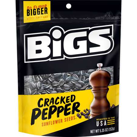 BIGS Bigs Sea Salt & Pepper Sunflower Seeds 5.35 oz., PK12 9688700294